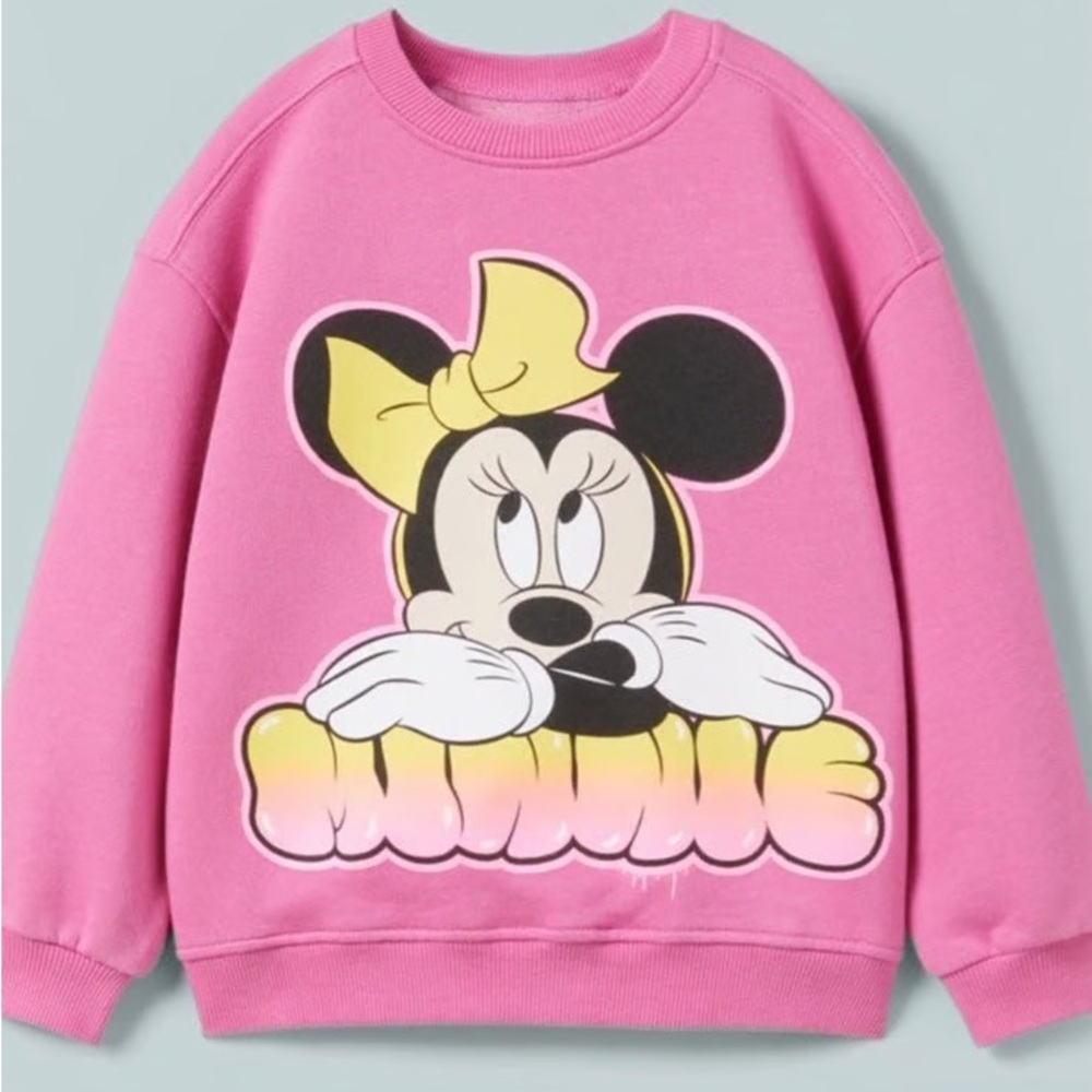 ZARA MINNE MOUSE SWEATSHIRT